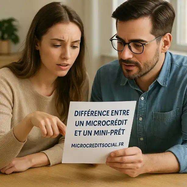 Comparaison entre une application de mini-crédit et un rendez-vous de microcrédit