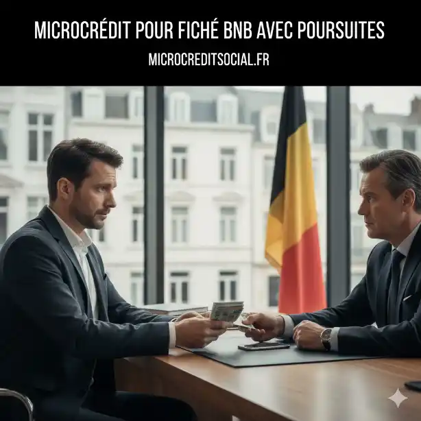 Personne consultant son relevé de la Centrale des crédits belge