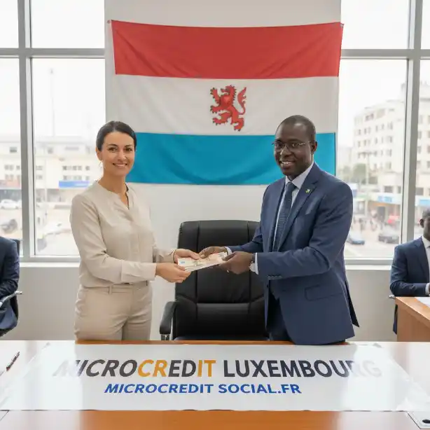 Entrepreneure luxembourgeoise accompagnée par un bénévole de microlux