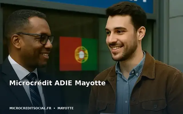 Conseillère Adie recevant une commerçante mahoraise dans l'agence de Kawéni