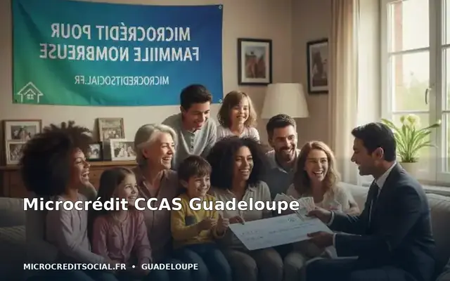 Accueil d'un centre communal d'action sociale dans une commune de Guadeloupe