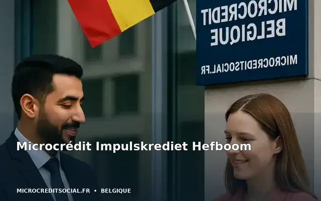 Entrepreneur flamand dans son atelier après un financement Hefboom