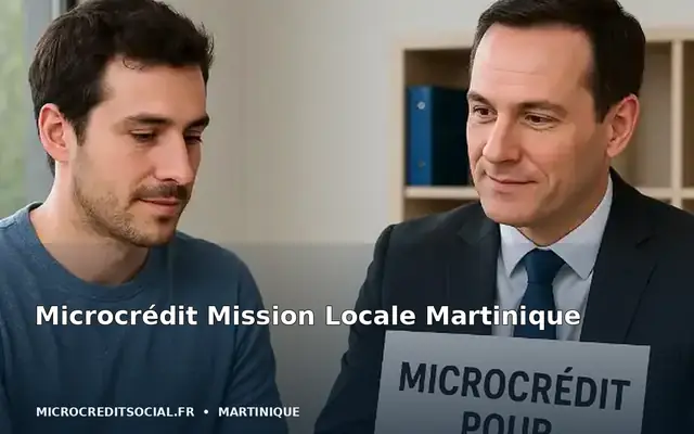 Jeune Martiniquais échangeant avec sa conseillère de Mission locale