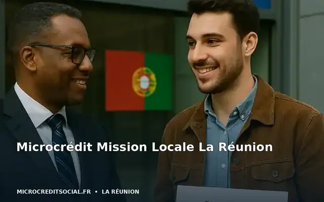 Jeune Réunionnais reçu par une conseillère de mission locale à Saint-Benoît