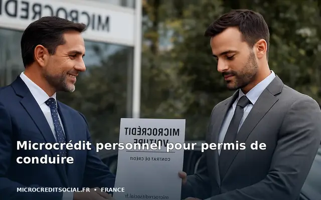 Élève conductrice et moniteur dans une voiture à double commande