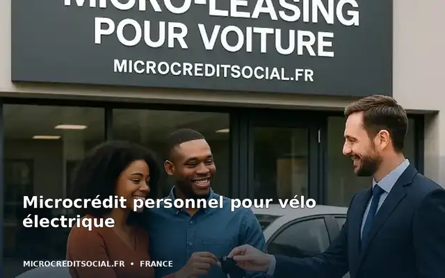 Salariée rangeant son vélo électrique devant une crèche avant le travail