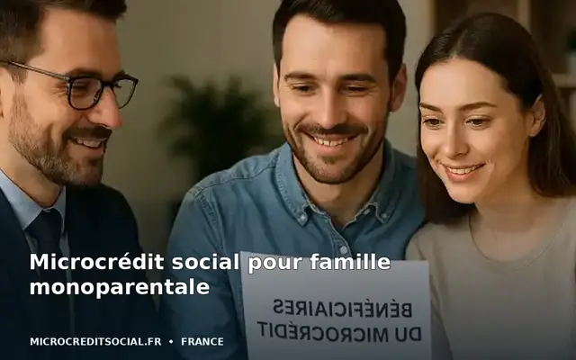 Mère seule faisant ses comptes avec ses deux enfants dans la cuisine