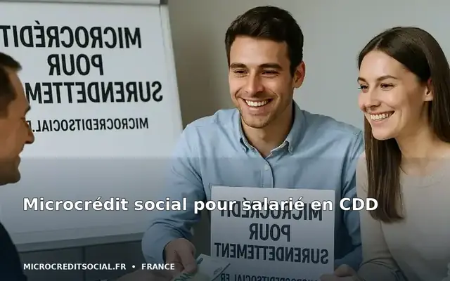 Salarié en contrat temporaire comparant son contrat et un échéancier de prêt