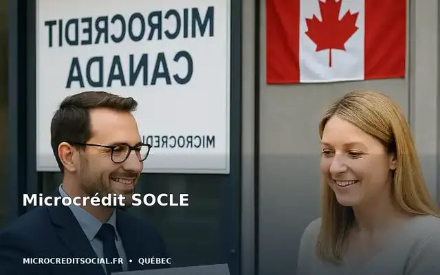 Entrepreneur lavallois présentant son projet au comité de prêt de SOCLE