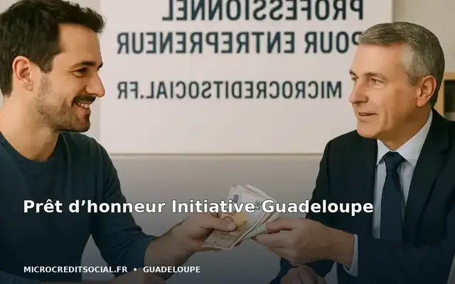 Jeune créateur guadeloupéen présentant son projet devant un comité d'agrément
