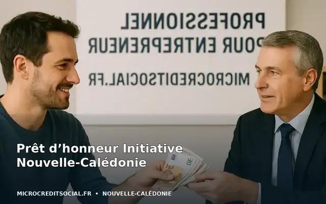 Créatrice d'entreprise à Nouméa avec son parrain Initiative
