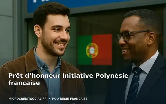 Jeune entrepreneur tahitien présentant son projet au comité Initiative