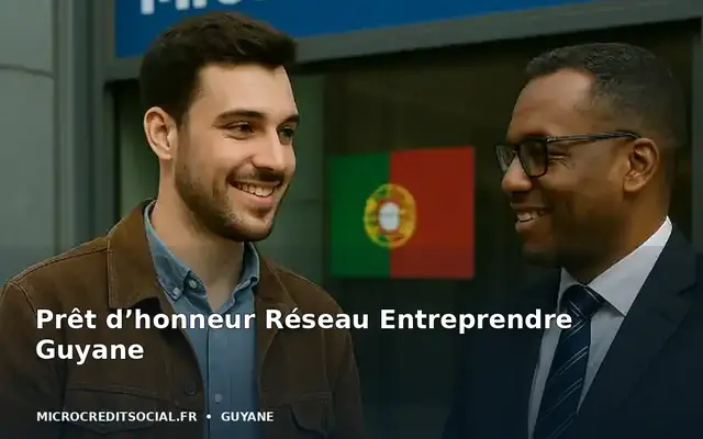 Chef d’entreprise guyanais accompagnant un lauréat dans son atelier