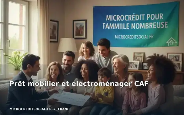 Livraison d’un réfrigérateur et d’un lit financés par un prêt CAF