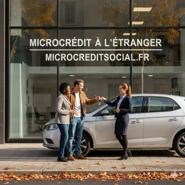 Carte des pays francophones proposant du microcrédit social et professionnel