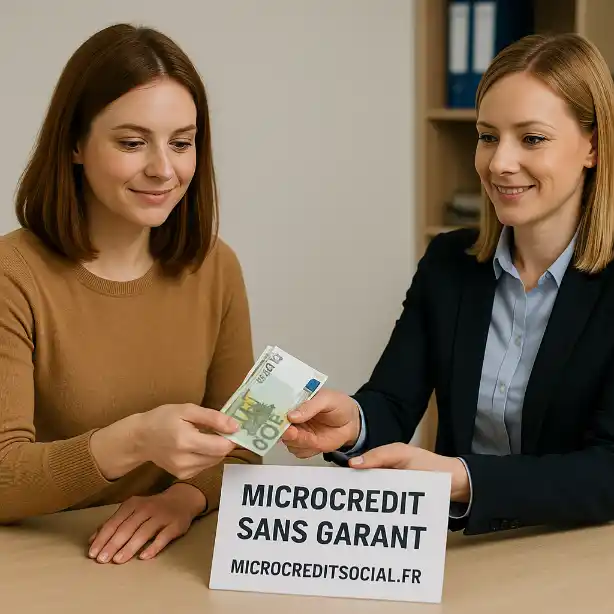 Femme seule signant un contrat de prêt avec un conseiller bancaire